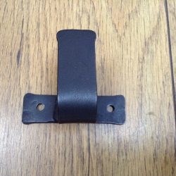 Hand forged wrought iron curtain pole bracket